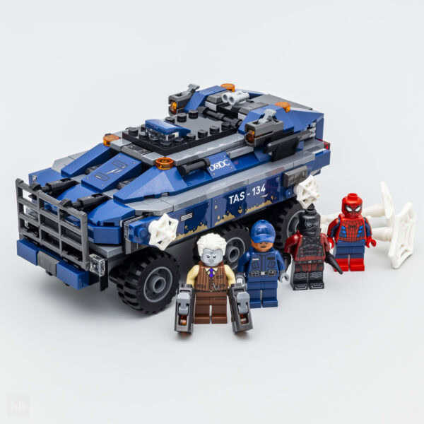 Recensione del set LEGO Marvel 76349 Spider-Man, trasporto in prigione e inseguimento (1/10).