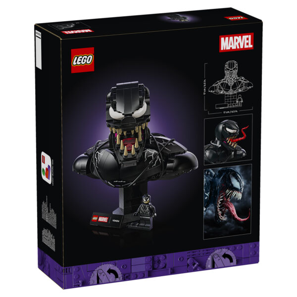 Lego Marvel 76356 busto di Venom 2026 2