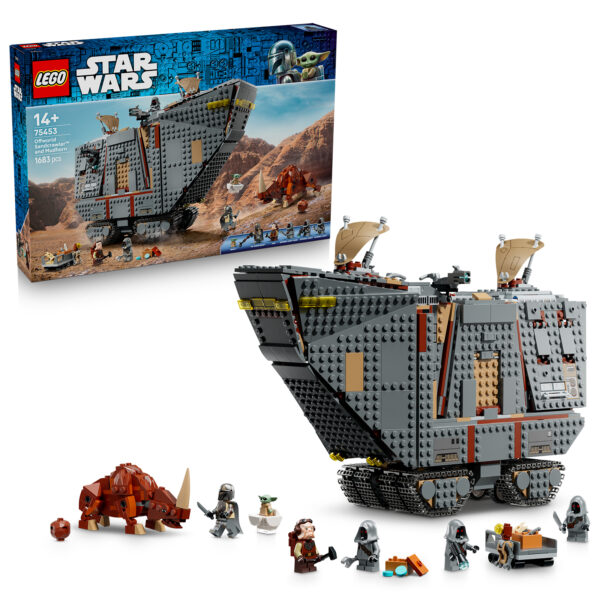LEGO Star Wars 75453 Sandcrawler e Mudhorn extraterrestri 2026 1