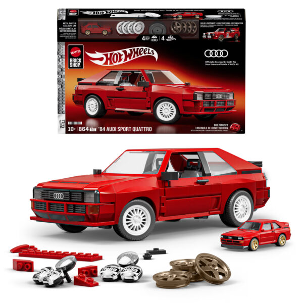 negozio mattel brick 84 audi sport quattro