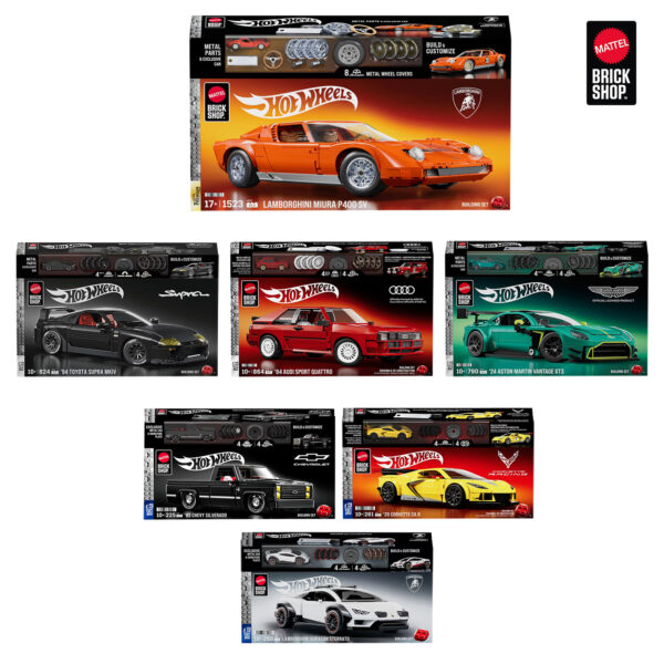 Mattel Brick Shop Hot Wheels nuove auto 2026