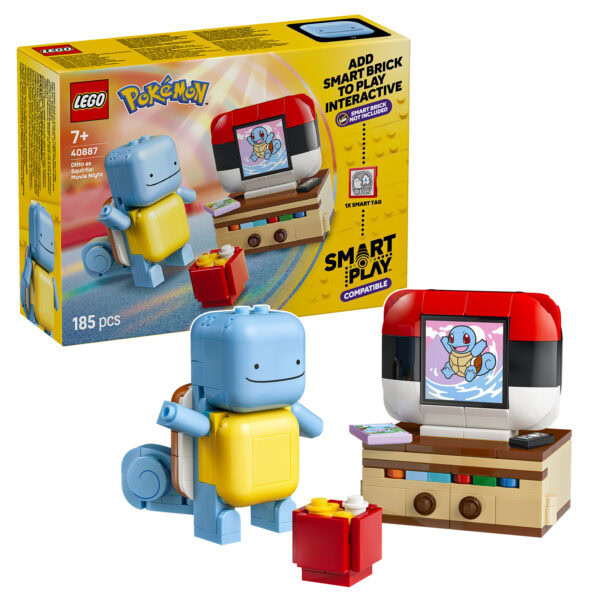 Lego Pokémon 40887 Ditto come Squirtle, serata cinema, omaggio