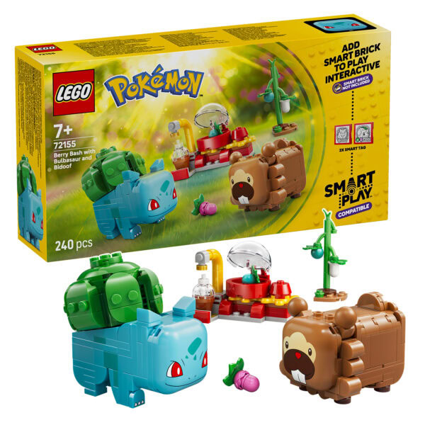 LEGO Pokémon 72155 Festa delle Bacche con Bulbasaur e Bidoof