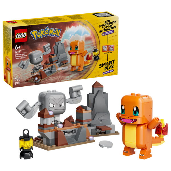 LEGO Pokémon 72157 Charmander e Geodude si scontrano nella caverna