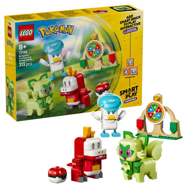 Lego Pokémon 72158 Sprigatito Fuecoco e Quaxly in battaglia