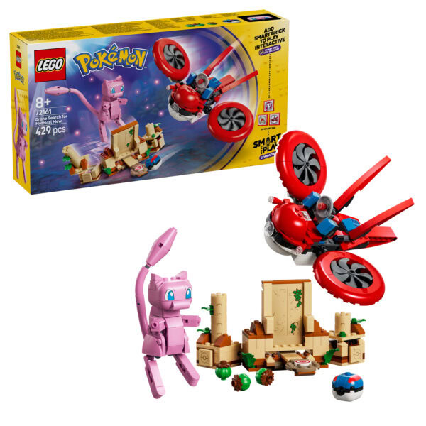 LEGO Pokémon 72161 ricerca con drone del mitico Mew