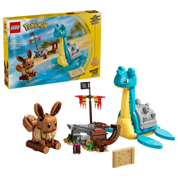 Lego Pokemon 72162 caccia al tesoro di Eevee e Lapra