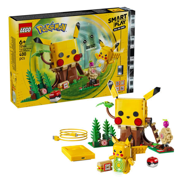 Lego Pokémon 72164 casa di allenamento con copia di Pikachu